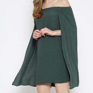 Forever21 Off the Shoulder Cape Dress